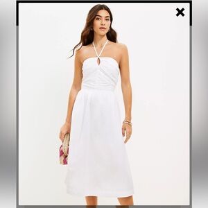Like-new White Midi Dress!
